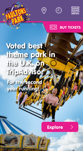 Paultons Park Website